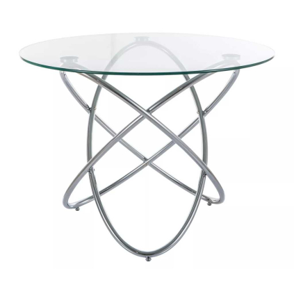 67685 jidelni stul acuto cira stribrna