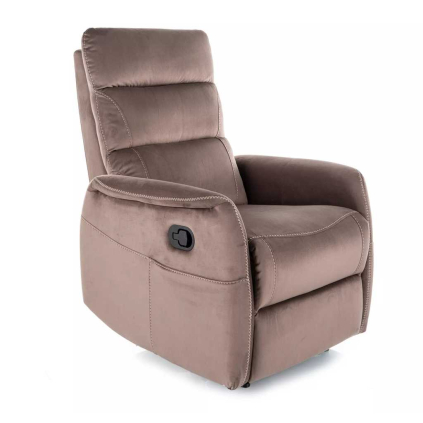 Masážní křeslo Vinci Velvet, hnědá