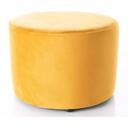 Taburet Caen A Velvet, žlutá