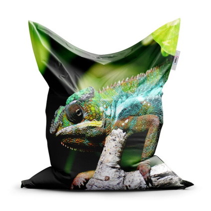 Sedací vak Classic chameleon - dětský, zelená
