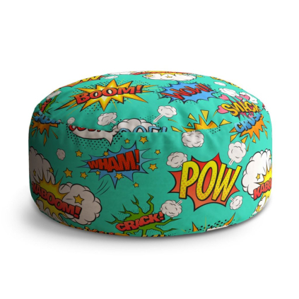 Taburet Circle komiks, barevná