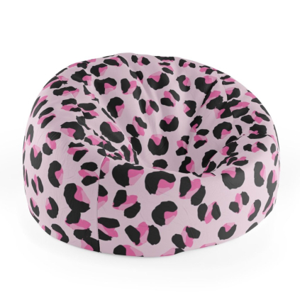 Sedací vak Cocoon růžový gepard, růžová