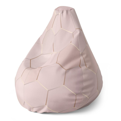 Sedací vak Pear rose gold, růžová