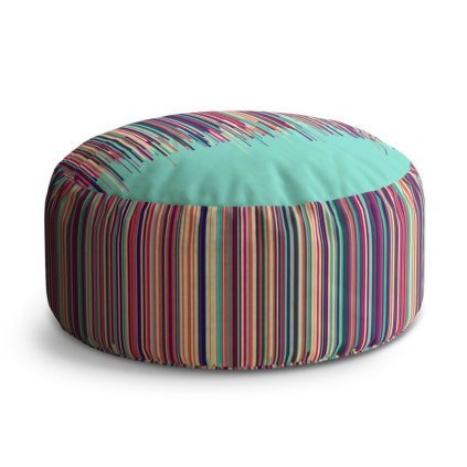 Taburet Circle stékající barva, barevná