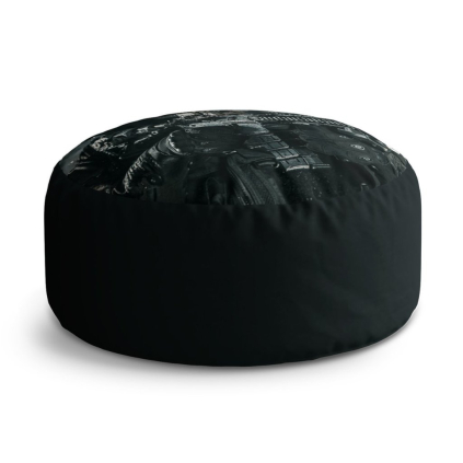 Taburet Circle CS:GO voják 1, černá