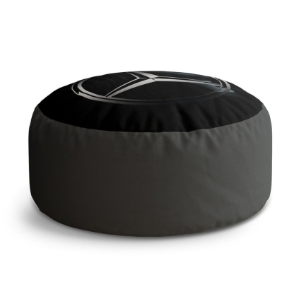 Taburet Circle logo 3 maska, černá