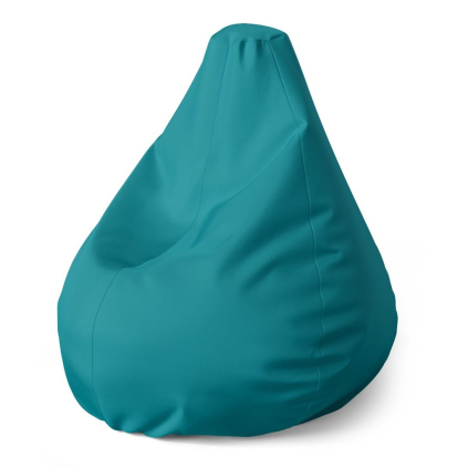 Sedací vak Pear zelenomodrá - dětský, tyrkysová