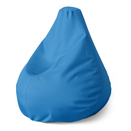 Sedací vak Pear modrá - dětský, modrá