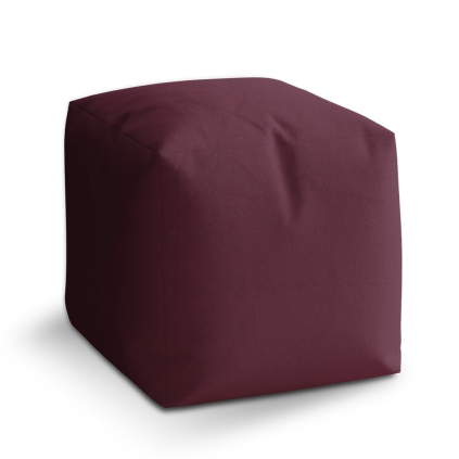 Taburet Cube červeno fialová, fialová