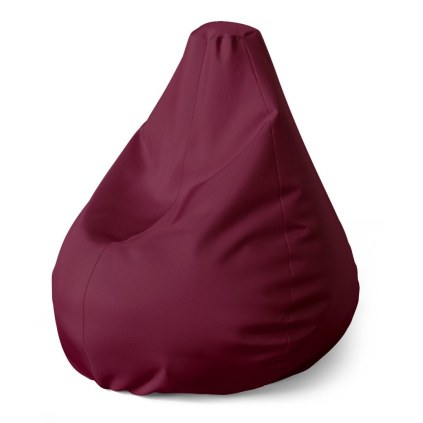 Sedací vak Pear bordó - dětský, červená