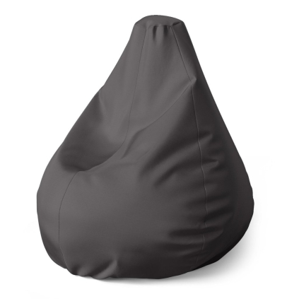Sedací vak Pear charcoal - dětský, antracit