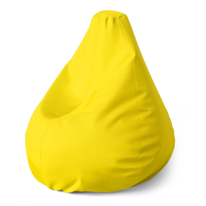 Sedací vak Pear žlutá 2 - dětský, žlutá