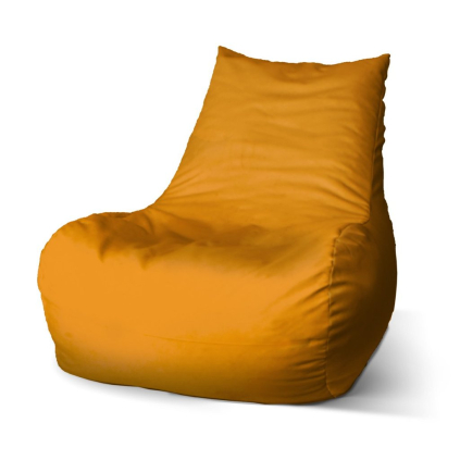 Sedací vak Bean neonová oranžová - dětský, oranžová