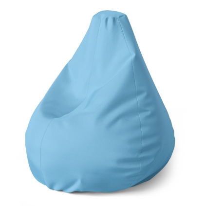 Sedací vak Pear světle modrá - dětský, modrá