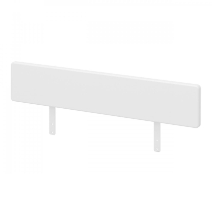 Zábrana pro postel Albrim 90 x 800 cm, bílý mat