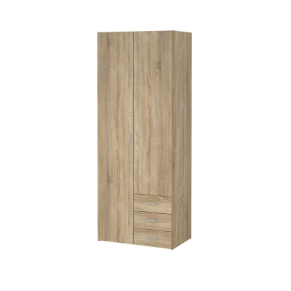 Šatní skříň Sid 77,6 x 49,5 x 200,4 cm, dub sonoma