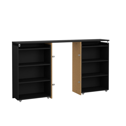 Úložné čelo postele Simplicity 145 cm, černý mat