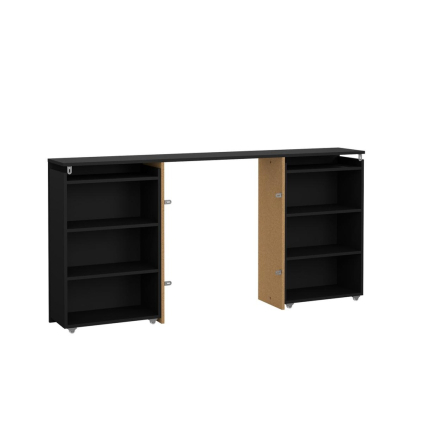 Úložné čelo postele Simplicity 165 cm, černý mat