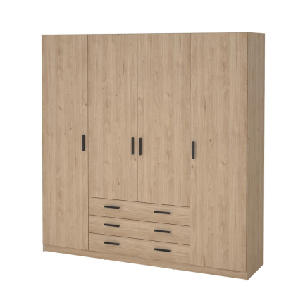 Šatní skříň Spike III, hikora jackson