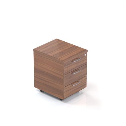 Kontejner Visio 52 x 43 cm - 3 zásuvky, ořech