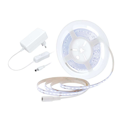 COB LED světelný pásek WM59 5 m, studená bílá