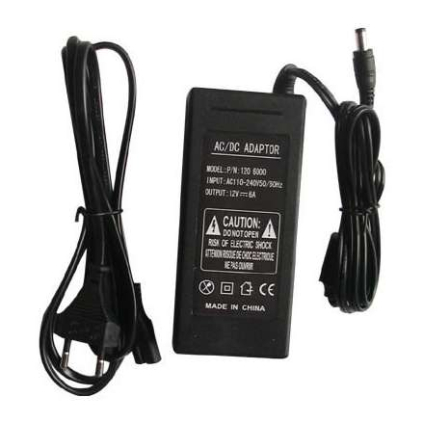 Adaptér z 230 V na 12 V pro LED pásky, 5A, 60W, černá