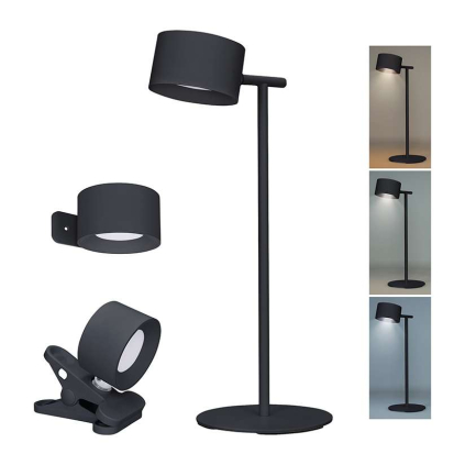 LED univerzální lampička WO68 nabíjecí, černá