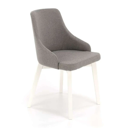 Jídelní židle Toledo V, šedá / bílá
