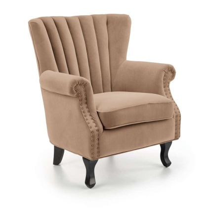 Křeslo Titan, béžová / černá