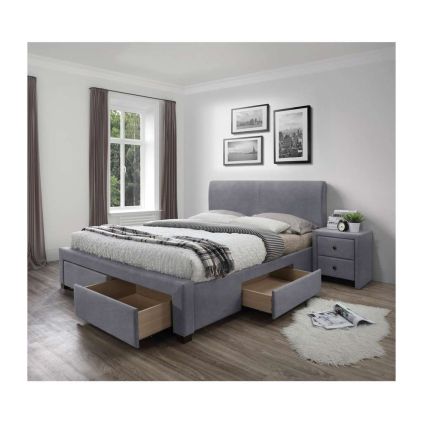 Postel Modena 3 160 x 200 cm, šedá