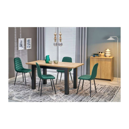 Jídelní stůl Araxos, dub artisan / černá