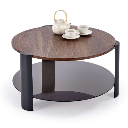 Konferenční stolek Paralia, ořech / černá