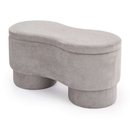 Taburet Karperi, šedá