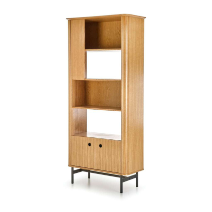 Regál Passos I, dub / černá