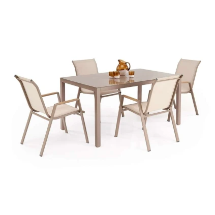 Zahradní stůl Grigorio, béžová