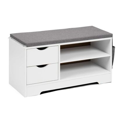 Botník Tapaste, bílá / šedá