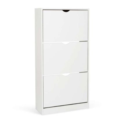 Botník Escondido - 3 oddíly, bílá