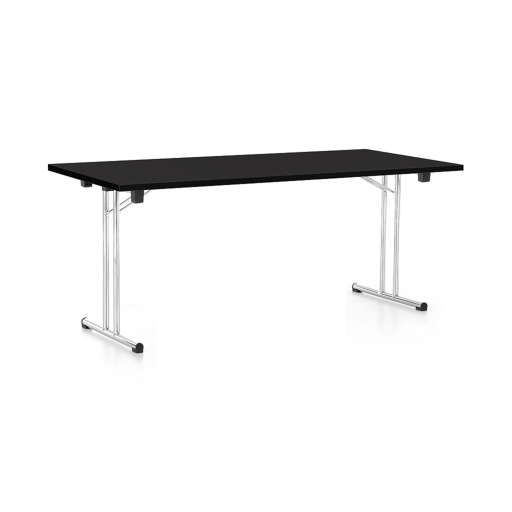 Dřevotrust Skládací stůl 180 x 80 cm, černá