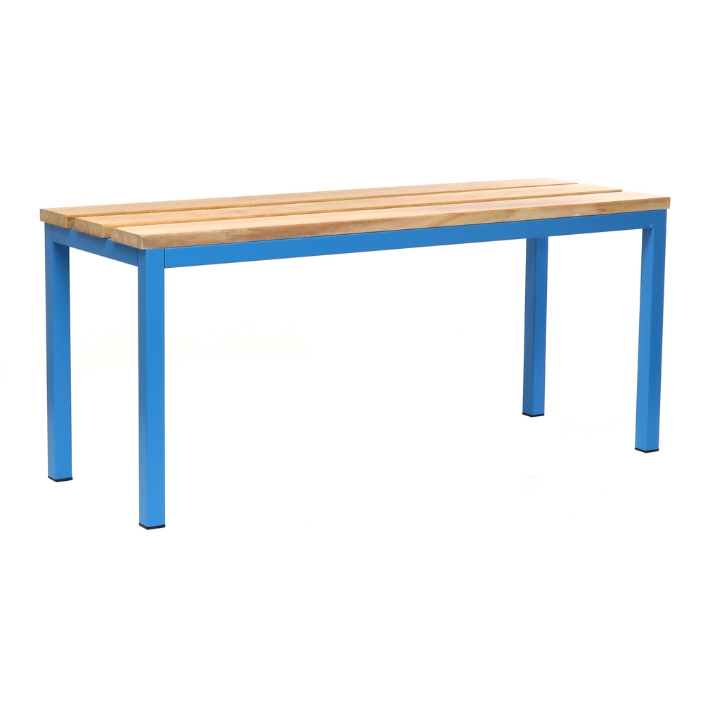 Rauman Lavice do šatny 100 x 35 x 45 cm, modrá - RAL 5012