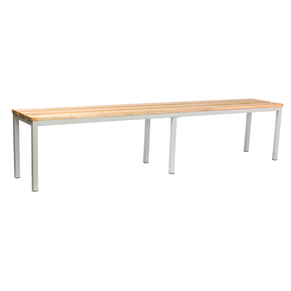 Rauman Lavice do šatny 200 x 35 x 45 cm, šedá - RAL 7035