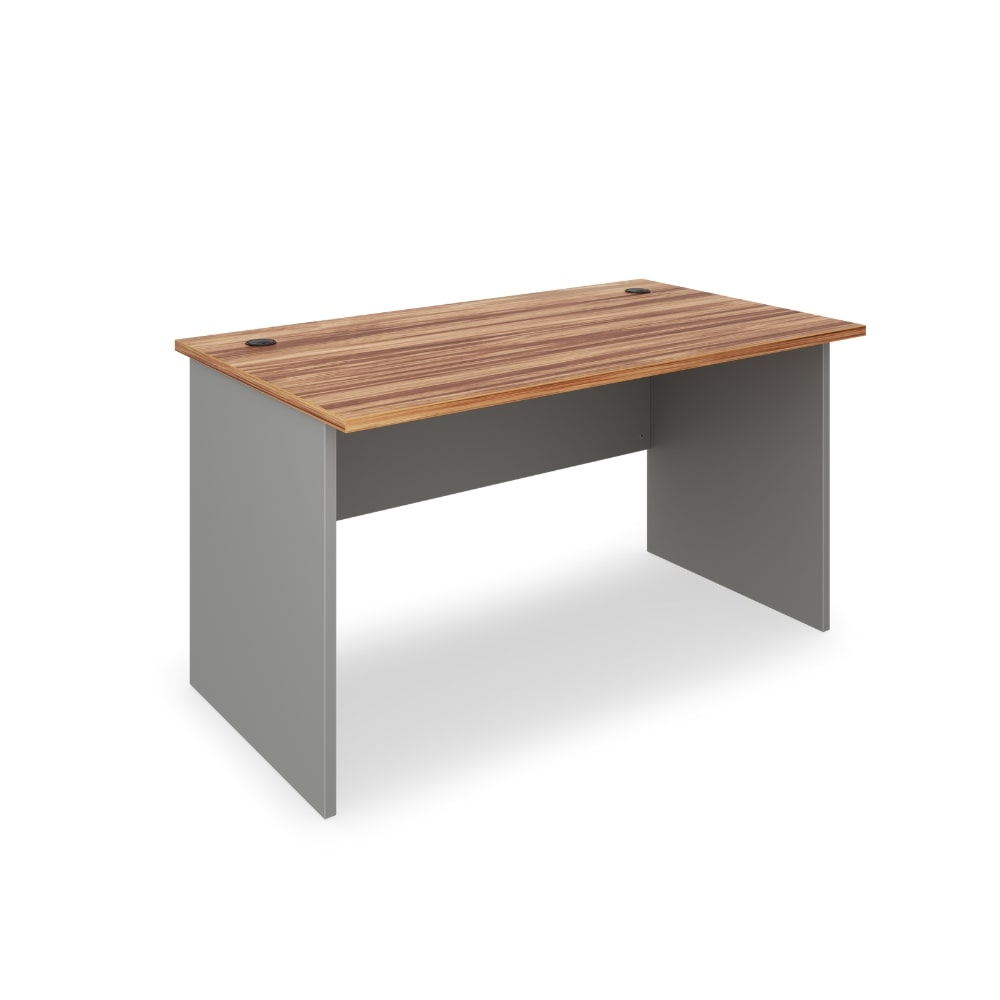 Rauman Stůl SimpleOffice 140 x 80 cm, ořech vlašský / šedá