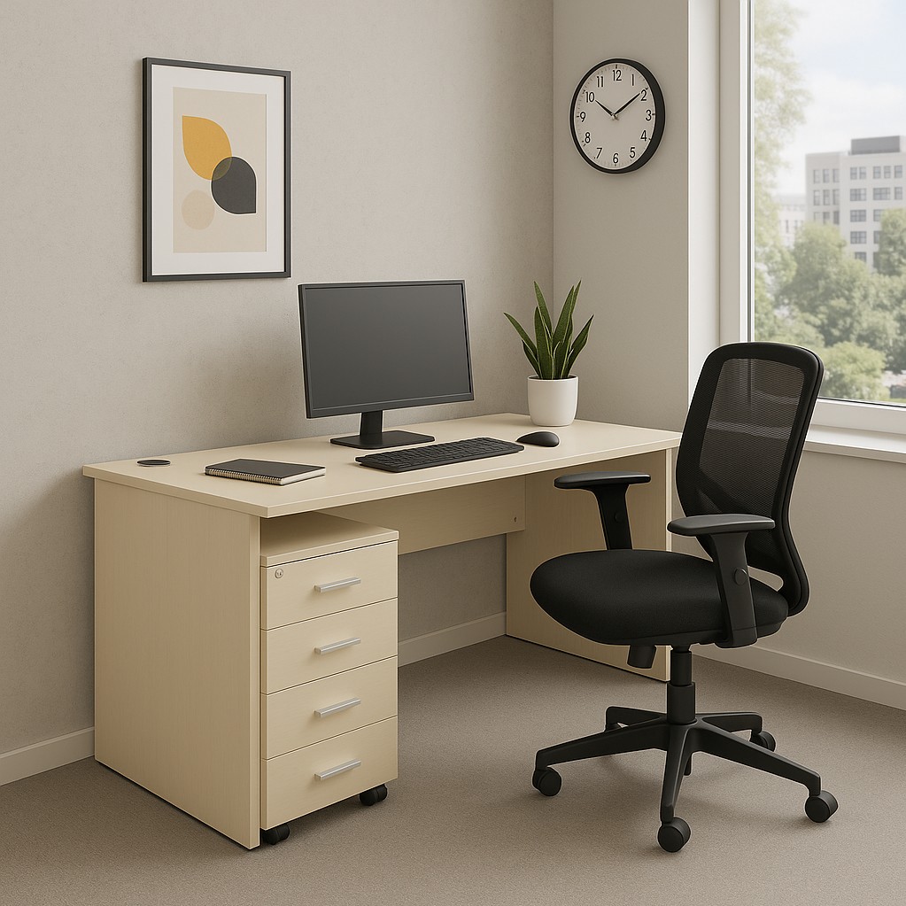 Rauman Stůl SimpleOffice 160 x 80 cm, bříza