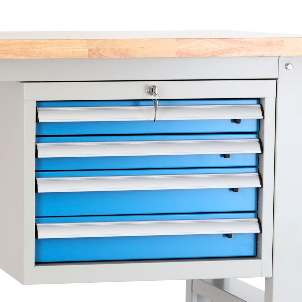 Rauman Dílenský stůl Solid OAK-04, 150 cm, závěsný box, dub