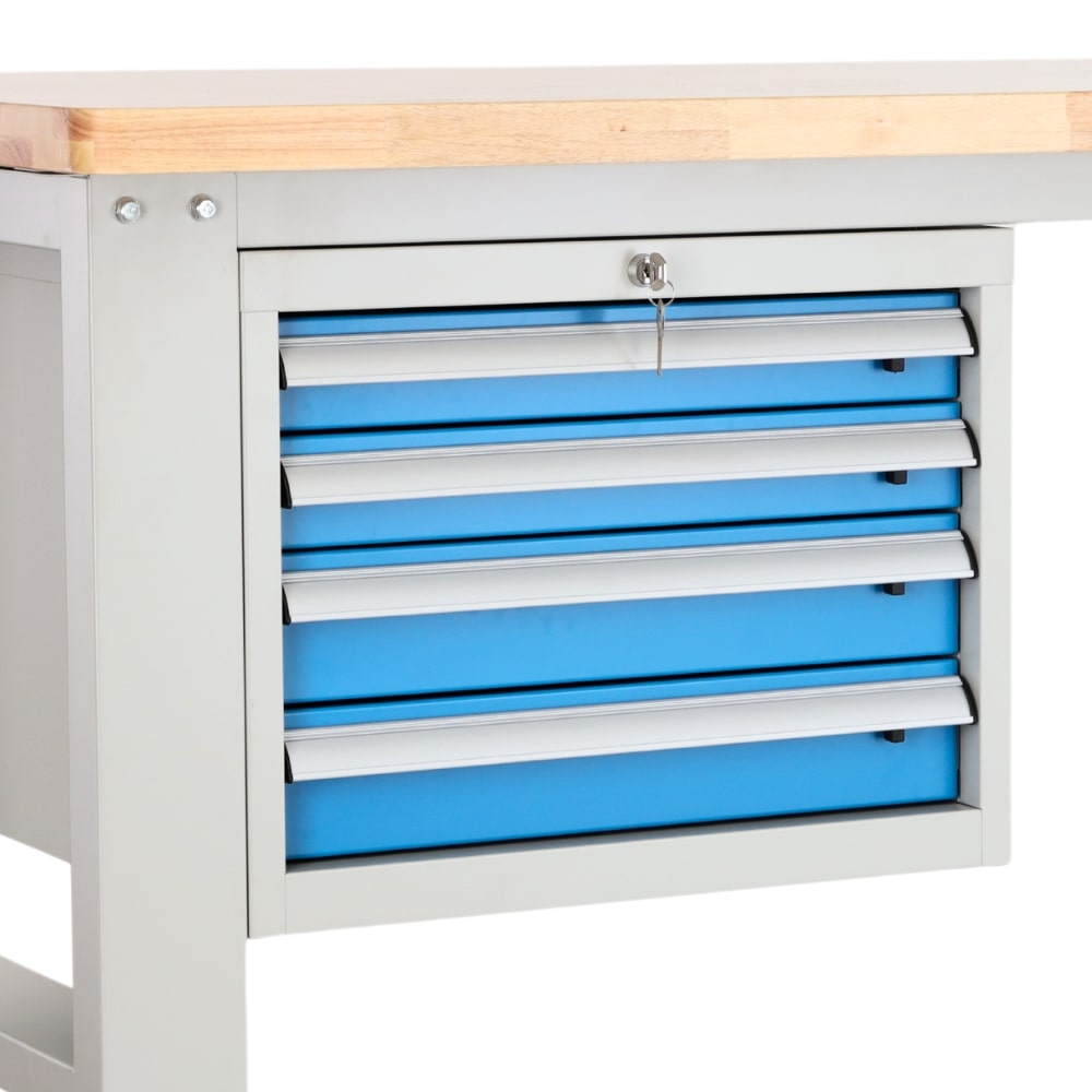 Rauman Dílenský stůl Solid OAK-40, 150 cm, závěsný box, dub