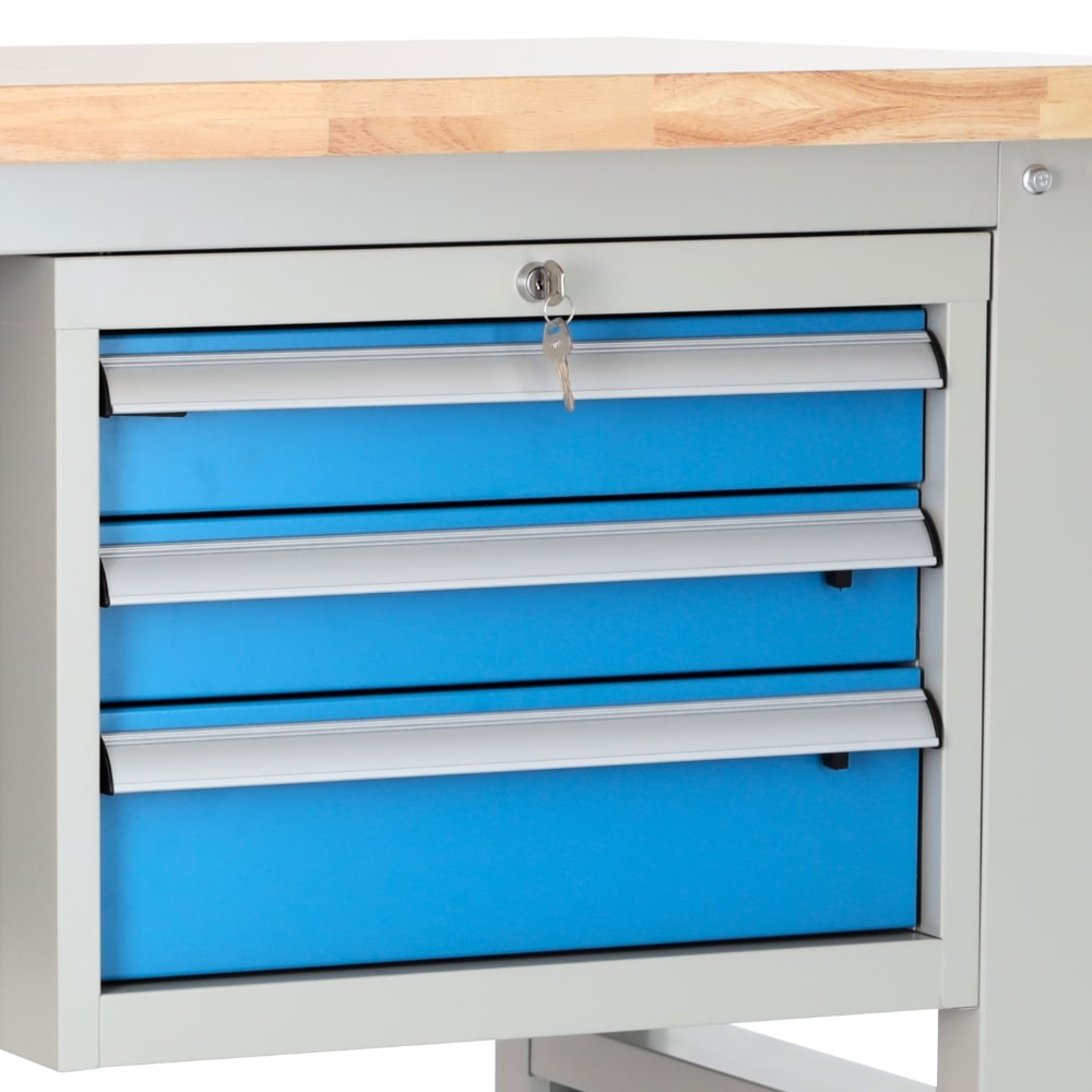 Rauman Dílenský stůl Solid OAK-03, 180 cm, závěsný box, dub