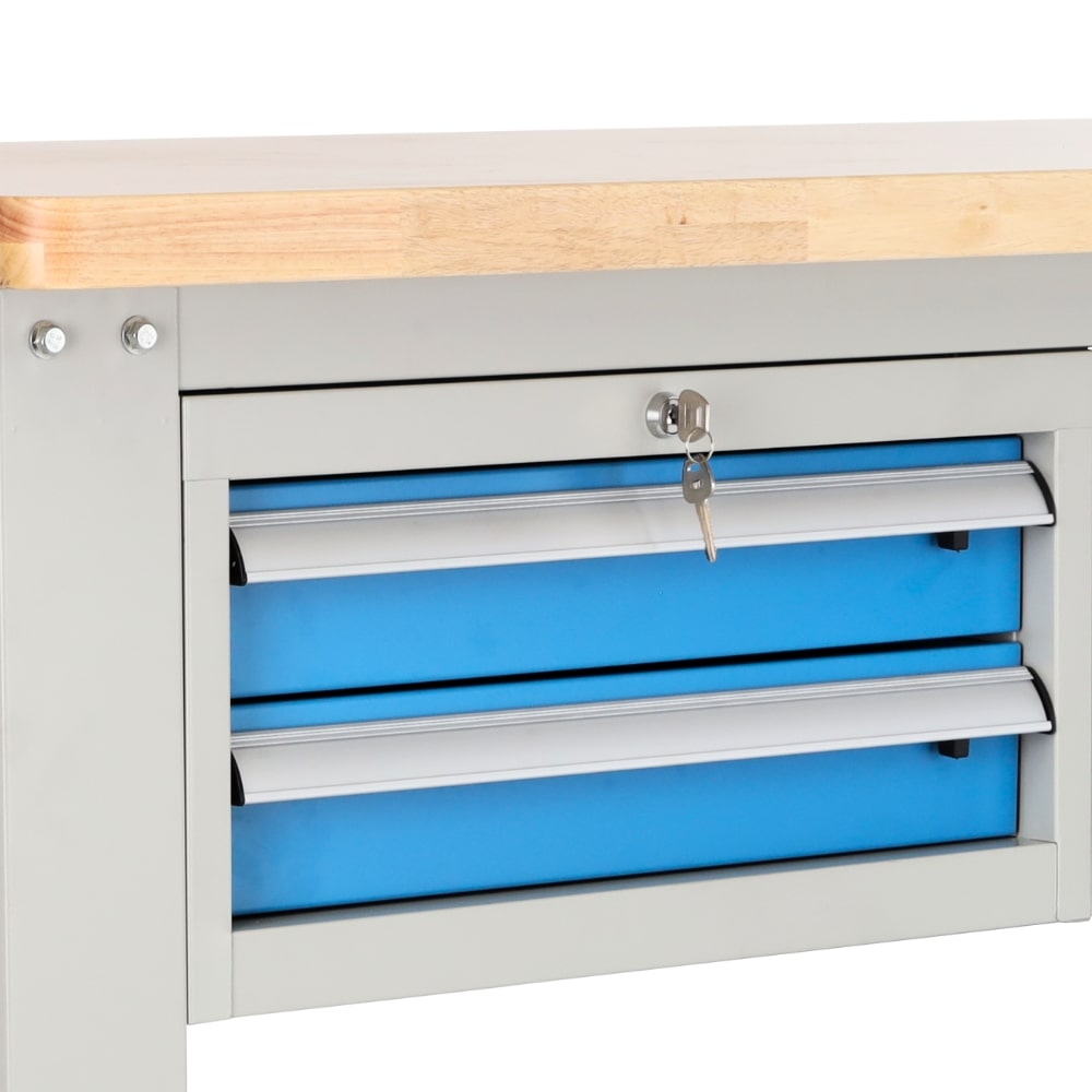 Rauman Dílenský stůl Solid OAK-20, 180 cm, závěsný box, dub
