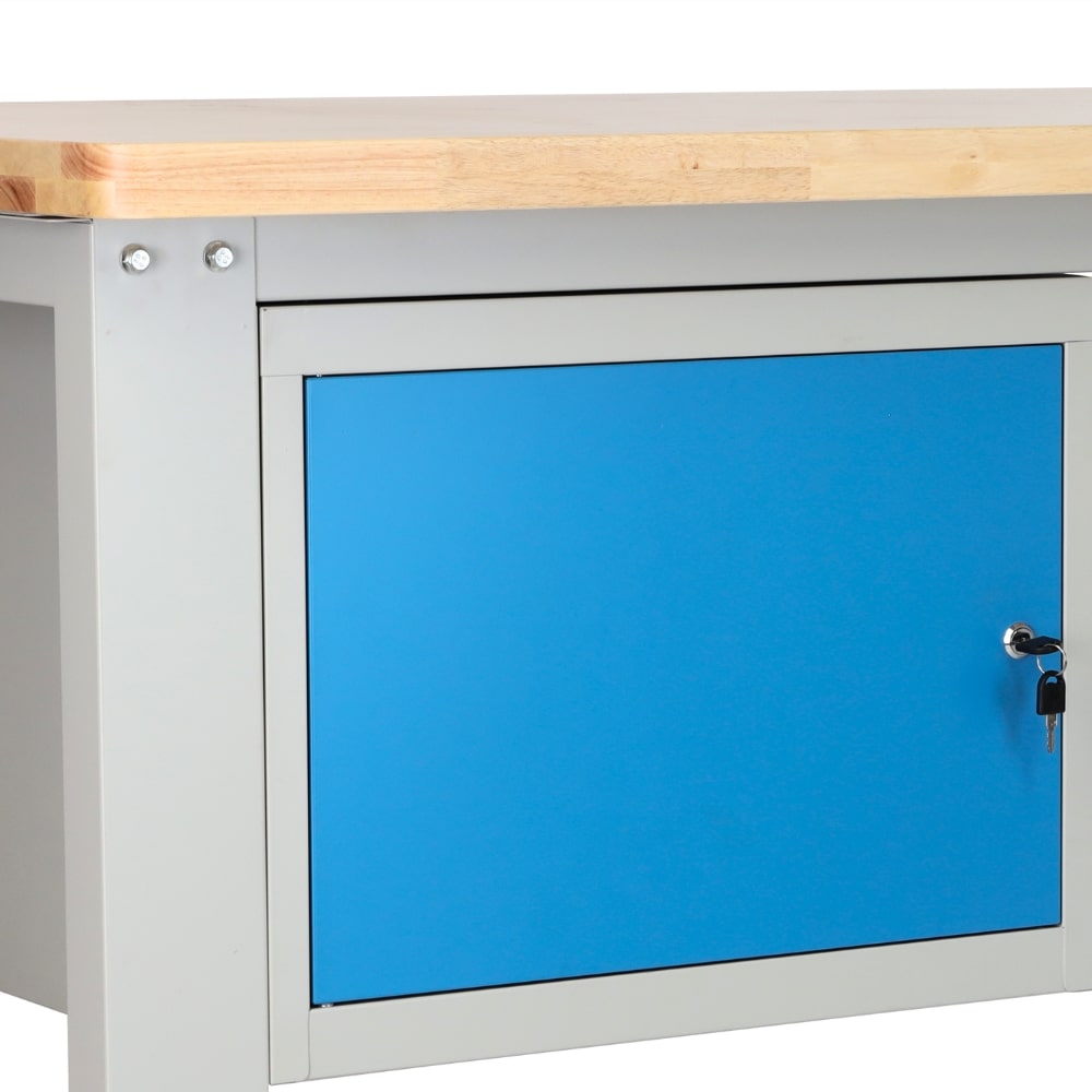 Rauman Dílenský stůl Solid OAK-12, 180 cm, 2 závěsné boxy, dub