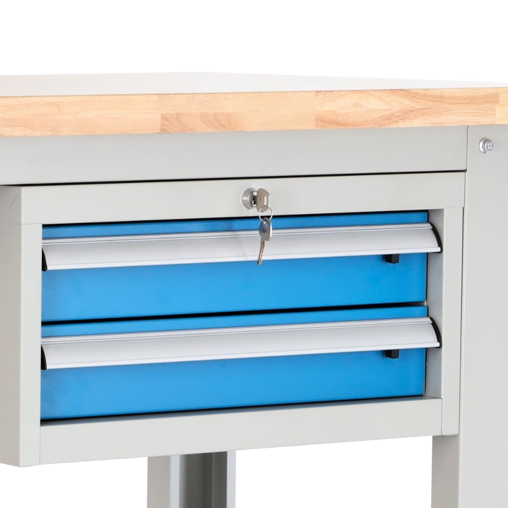 Rauman Dílenský stůl Solid OAK-02, 210 cm, závěsný box, dub