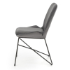 Jídelní židle Kord, šedá / černá