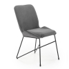 Jídelní židle Kord, šedá / černá